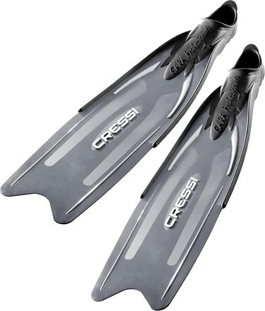 Довгі ласти Cressi Gara LD Silver 44/45 для фрідайвінгу та апное, професійні, висока продуктивність