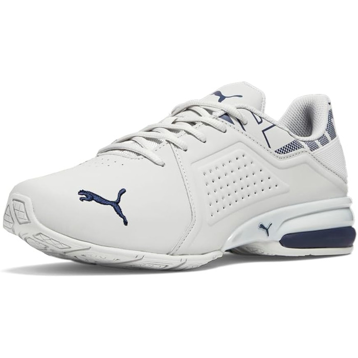 Кросівки PUMA Viz Runner Cross для чоловіків (47 EU, сірий/темно-синій)