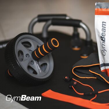 Ролер для пресу GymBeam - тренажер для м'язів живота, неслизькі ручки, для комплексних тренувань, ефективний фітнес-інвентар для дому, спортзалу та в дорогу