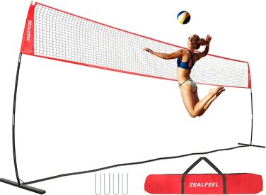 Сітка для волейболу ZEALFEEL 6 м, міцна нейлонова, для вулиці та залу