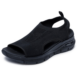 Жіночі сандалі Skechers Arch Fit City Catch чорного кольору, текстильні (Knit), розмір 41 EU