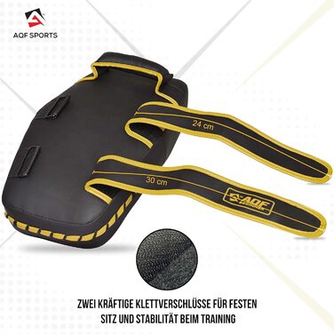 Шлагбаум Pratzen для боксу, кікбоксингу, муай-тай: ударопоглинаючі подушки з Maya-шкіри, боксерські подушки для єдиноборств, карате та ММА