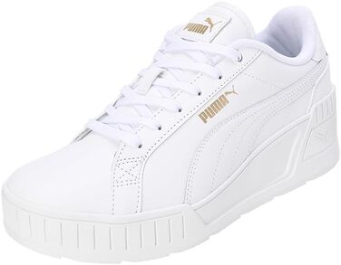 Жіночі футбольні бутси PUMA Karmen Wedge White (40.5 EU, White/White/Gold)