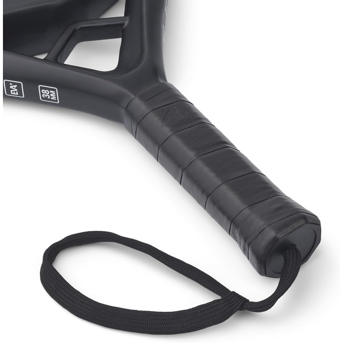 Плече для падел-тенісу Expert: 100% карбон, напівм'який, довговічний, для гри в приміщенні та на вулиці (чорний)