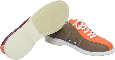 Боулінгіві черевики JiuQing для чоловіків та жінок, замша, ковзна підошва, для початківців, тренувальні черевики, легкі, шнурівка, 44 EU, червоний/червоний