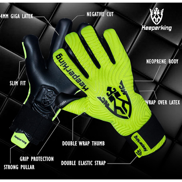Воротарські рукавички для дорослих футболу, професійні Premier Grip 4мм, щільна посадка, різні розміри та кольори, унісекс