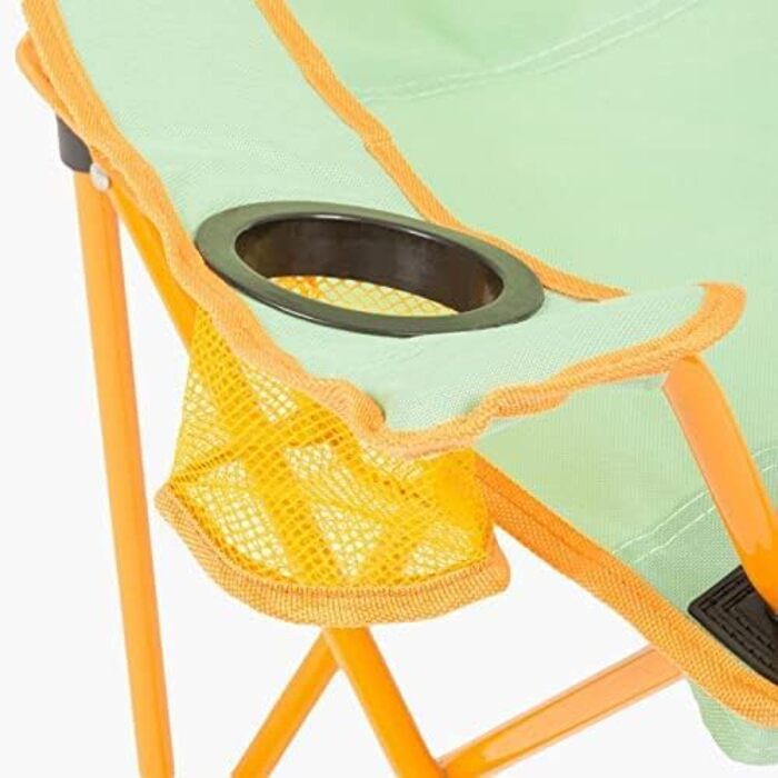 Складний стілець Highlander Kelburn, 64 x 56,5 x 39 см, сталь, м'ятно-зелений