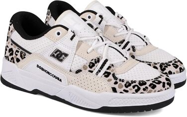 DC Shoes жіночі кросівки Construct (39.5 EU, білий леопард)