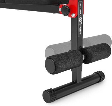 Складана лавка для тренувань Marbo Sport MH-L104 2.0, чорна, виробництво ЄС