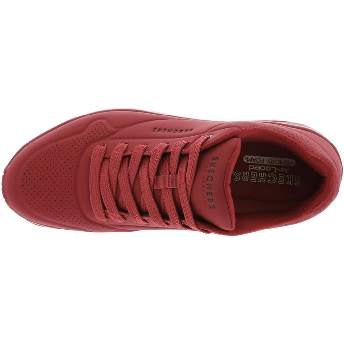 Кросівки Skechers Uno Stand On Air для чоловіків, червоні, сітка Durabuck, 41.5 EU