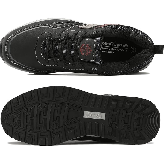 Кросівки чоловічі ARRIGO BELLO для активного відпочинку, спорту та прогулянок. Розміри 41-46 (43 EU, A3, чорний)