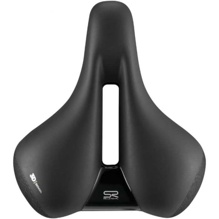 Сідло для велосипеда Selle Royal Ellipse Relaxed унісекс, преміум, чорне