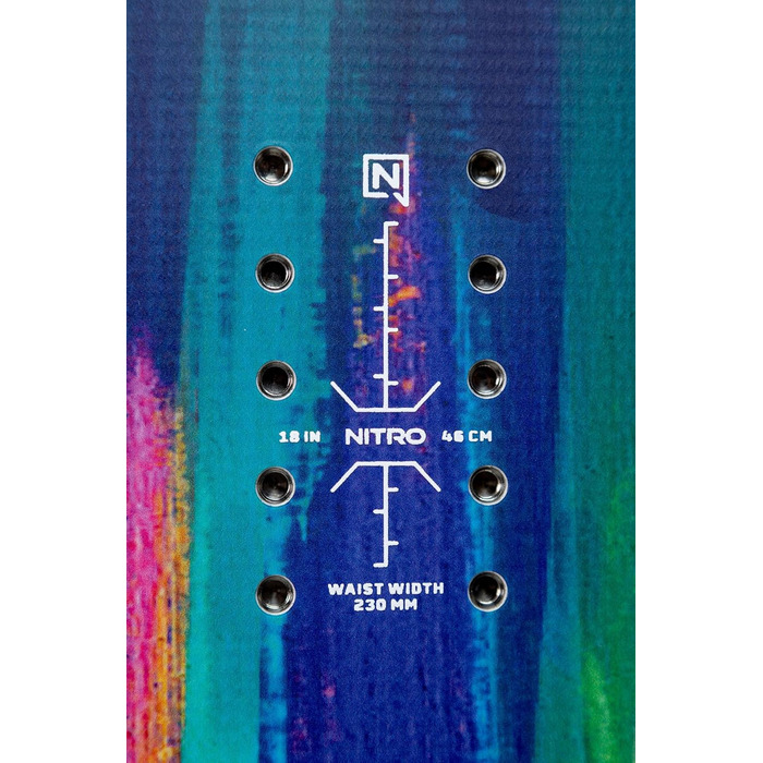 Жіноча сноуборд-дошка Nitro Lectra Brush BRD'24 138 см, мультиколор