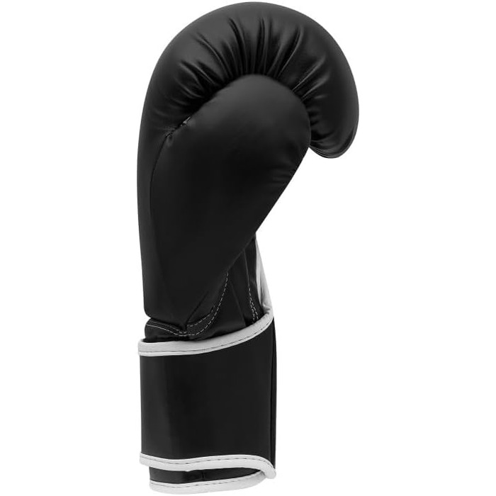 Боксерські рукавички adidas Hybrid 80 16oz для боксу, MMA, кікбоксингу, тренувань, чорні/білі, унісекс
