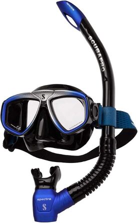 Набір для дайвінгу SCUBAPRO Zoom Evo: маска і трубка (жовто-чорний)