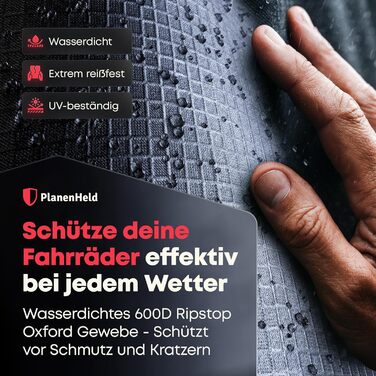 Чохол для велосипеда на фаркоп 2 шт, 600D водонепроникний, для електровелосипедів, захист для кемпера