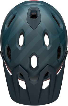 Шолом для даунхілу Bell Super DH Spherical Prime матовий синьо-червоний, розмір M