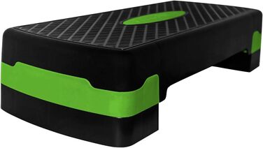Степпер SportVida для аеробіки та домашніх тренувань - регульована висота, 2 рівня, зелений