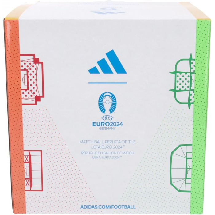 Футбольний м'яч adidas Fussballliebe League EM 2024 для тренувань