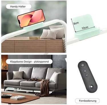 Бігова доріжка SogesHome 2 в 1 для дому, Walking Pad, фітнес-тренажер із пультом, 1-6 км/год, LED-дисплей, Bluetooth-динамік, зелена