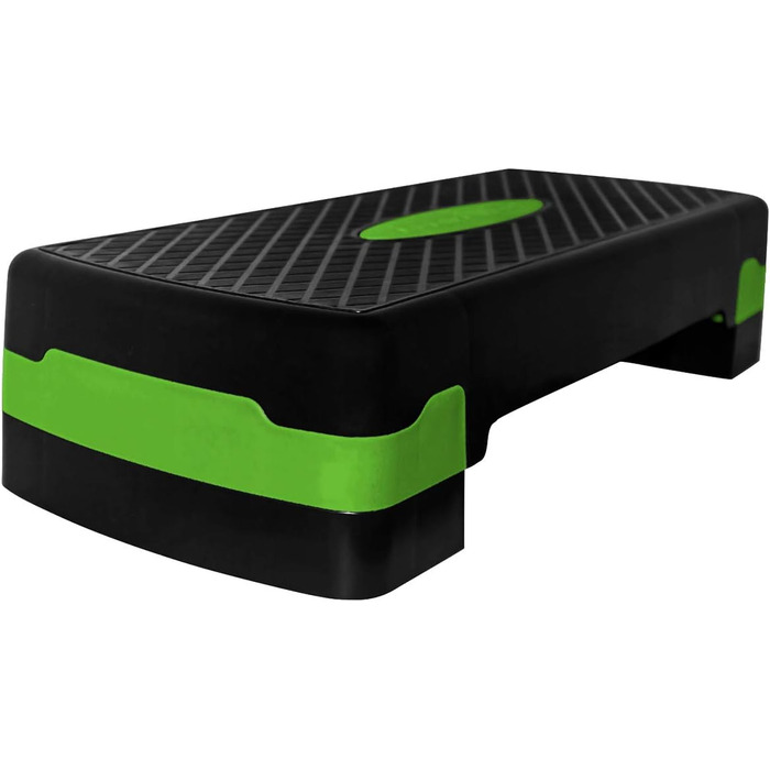 Степпер SportVida для аеробіки та домашніх тренувань - регульована висота, 2 рівня, зелений