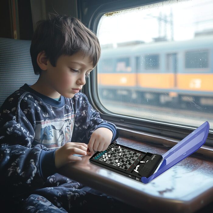 Електронні шахи Lexibook Harry Potter з тактильною клавіатурою, світловими та звуковими ефектами, 32 деталі, 64 рівні складності, сімейний набір, CG3000HP