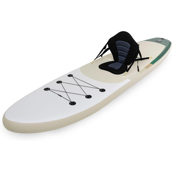 Надувна SUP-дошка HyperMotion 15 см з веслом, сидінням, насосом та сумкою, витримує до 130 кг