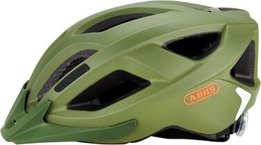 Велосипедний шолом ABUS Aduro 2.0 з LED підсвіткою, міський, спортивний дизайн, для чоловіків і жінок, зелений (jade green), розмір L (58-62 см)