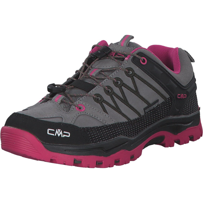 CMP Дитячі трекінгові черевики Rigel Low Wp для дітей, 34 EU, Mandorla Fuxia