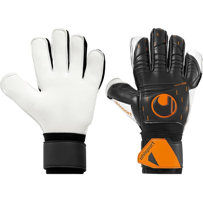 Воротарські рукавички Uhlsport Speed Contact Flex Frame із захистом пальців для дітей та дорослих, покращене зчеплення, розмір 8.5