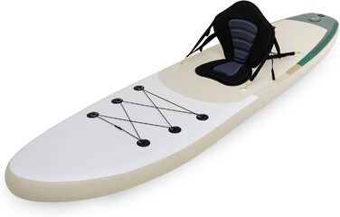 Надувна SUP-дошка HyperMotion 15 см з веслом, сидінням, насосом та сумкою, витримує до 130 кг