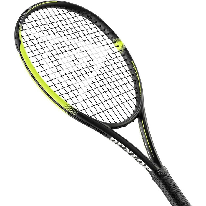 Тенісна ракетка Dunlop для дорослих, унісекс, чорна/жовта, модель 10297622MOD