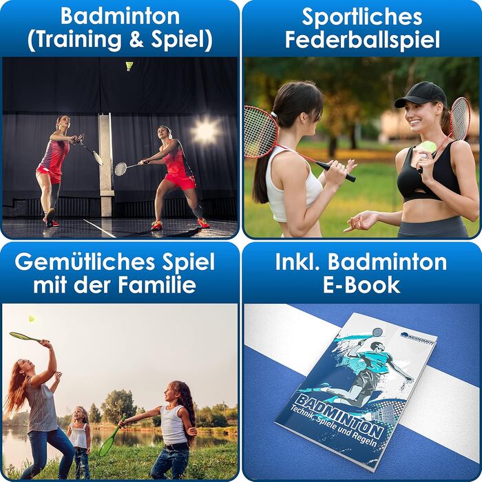 Набір для бадмінтону 14er Federball Set Plus: м'ячі, інструкція, для початківців та професіоналів