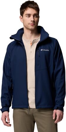 Чоловіча софтшелл куртка Columbia Cascade Ridge III, темно-синя (Collegiate Navy), розмір XXL