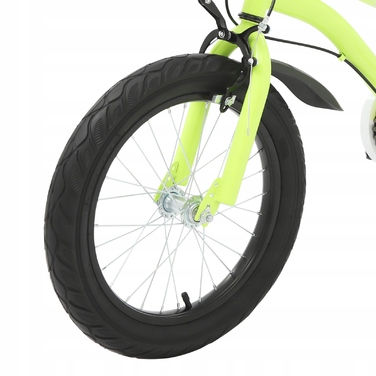 Дитячий велосипед 16 дюймів з підсвіткою та додатковими колесами