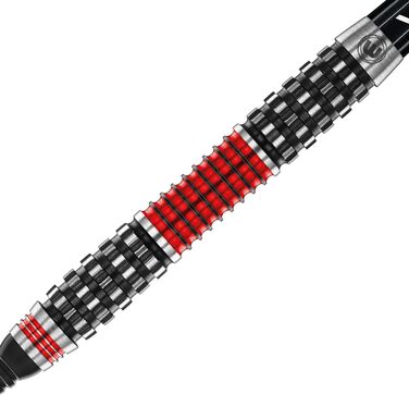Дротики WINMAU Joe Cullen Rockstar RS 1.0, професійні, вольфрамові, з оперенням та стрижнями