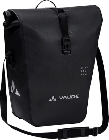 Велосумка VAUDE Aqua Back Single чорна, водонепроникна, універсальний розмір