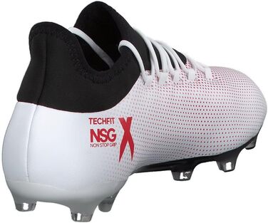 Футбольні бутси Adidas X 17.2 FG для чоловіків (46 EU, сірий, чорний)