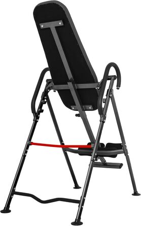 Стіл для інверсії GORILLA SPORTS®, вертикальна інверсія 180°, складаний, регульований, до 110 кг – інверсійний тренажер для спини та хребта