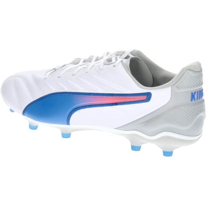 Кросівки для футболу PUMA King Pro Fg/Ag, 47 EU, білий/сріблястий