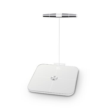 SPC Atenea Fit Pro – Розумні ваги для аналізу складу тіла з 8 електродами, біоімпедансним вимірюванням жиру, м'язів, 28 показниками, професійною точністю та синхронізацією з додатком