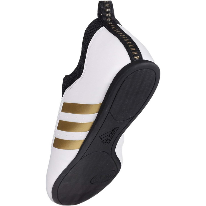 Кеди для карате та тхеквондо Adidas для дорослих та дітей, білий та золотий, 38.5 EU