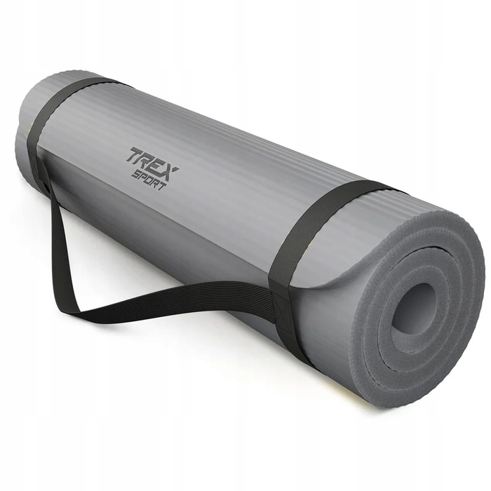 Килимок для фітнесу Trex Sport TX-029NGM 190x80x2 см, сірий