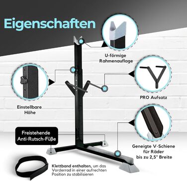 Підставка для велосипеда Bike Nook Pro: вертикальна, для гаража та дому, з корзиною, 1 шт.
