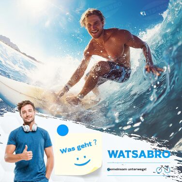 Балансборд WATSABRO з натурального дерева | Антиковзаючий тренажер для балансу | Балансборд для серфінгу з регульованими стопорами | Балансборди для дітей та дорослих (з роликом та м'ячем)