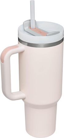 Термокружка Stanley Quencher H2.0 1.2L з трубочкою, нержавіюча сталь, зберігає холод до 48 годин, BPA Free, для води та напоїв, підходить для миття в посудомийці