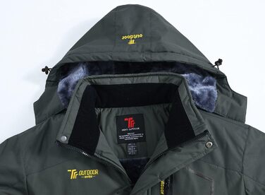 Чоловіча куртка YSENTO: зимова, софтшеллова, водонепроникна, тепла, з капюшоном, сіра