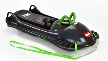 Унісекс санки KHW Mountain Racer для дітей і підлітків, 106x53x30 см, антрацит