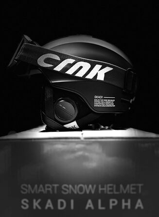 Гірськолижний шолом CRNK Skadi з Bluetooth, ANC, чорний, унісекс