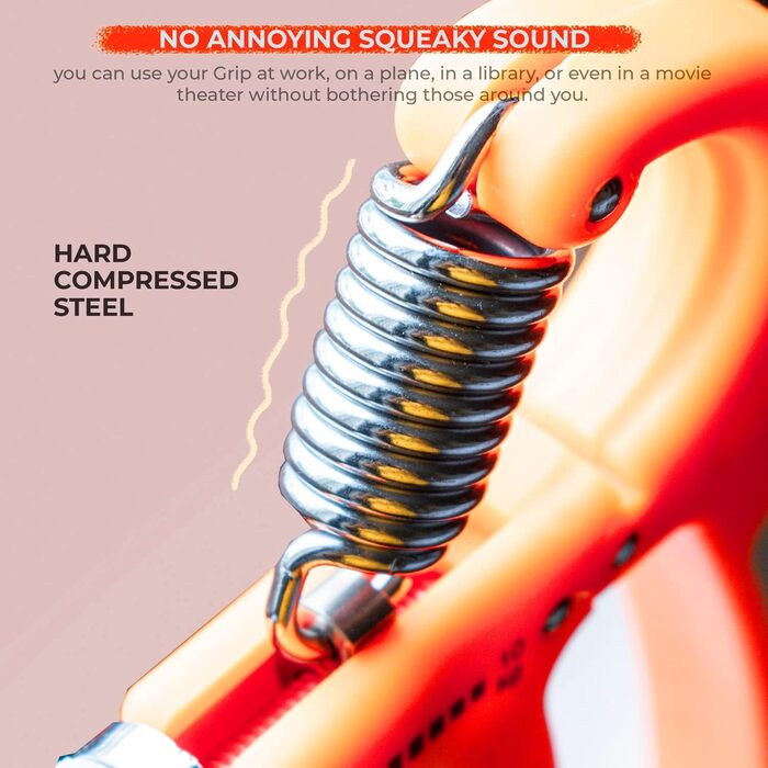 Boldfit Набір для зміцнення хвата 2 шт, 60 кг (Помаранчевий, Синій)